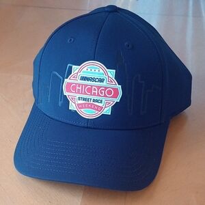 NWT Nascar Chicago Street Race Weekend 2024 Navy Limited Edition Trucker #782